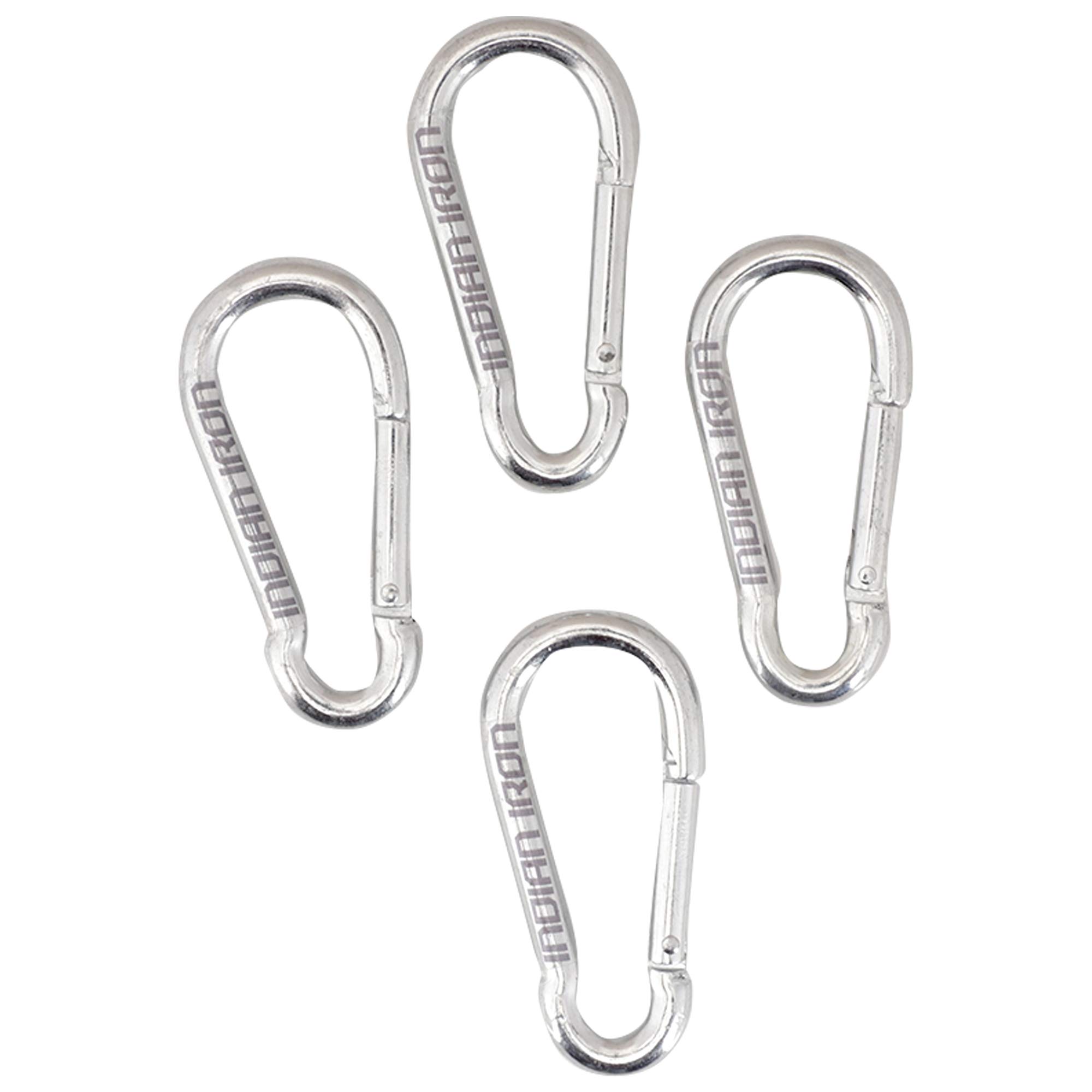 INDIAN IRON Snap Iron Hook Carabiner/Cable Attachment (Silver) - Pack of 4 (B08DMQR79V) Amazon Price History, Amazon Price Tracker