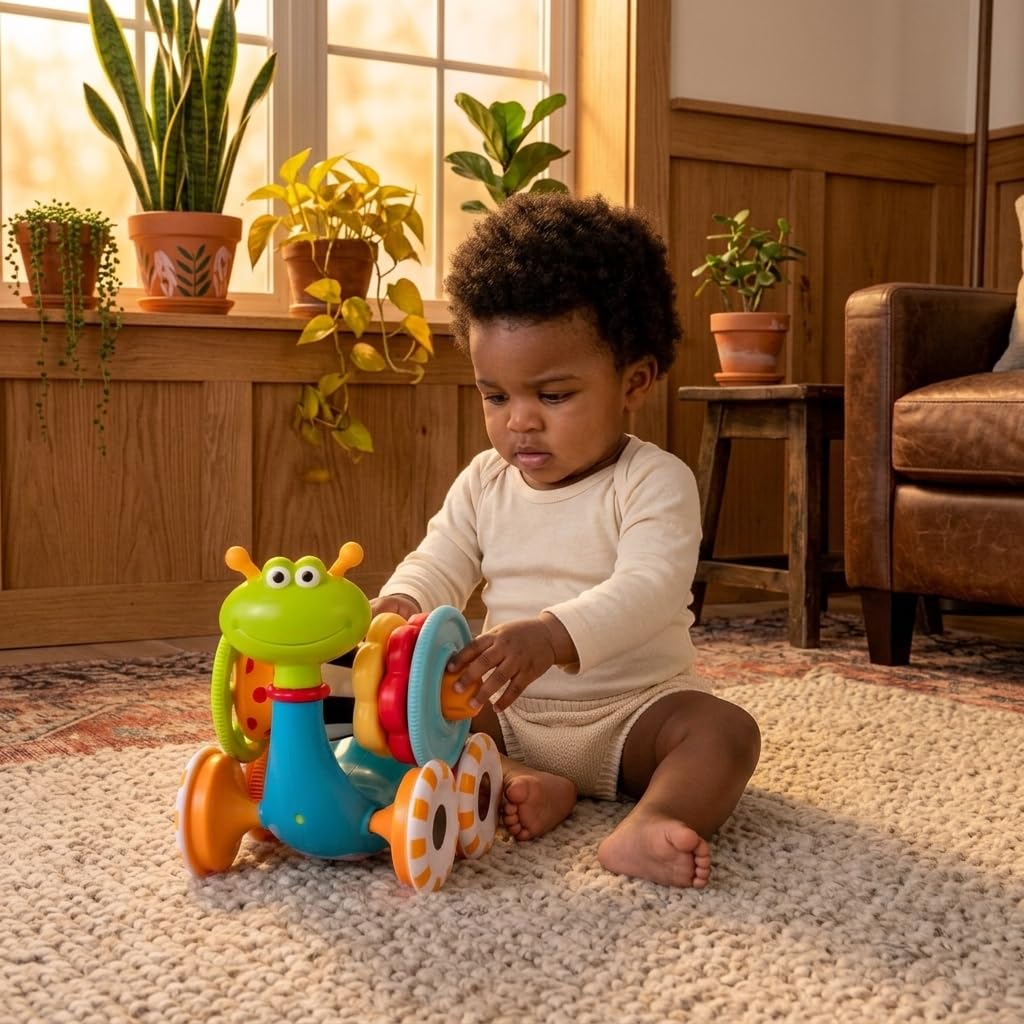 YOOKIDOO YALDONE L'Escargot Rigolo - Crawl N Go Snail