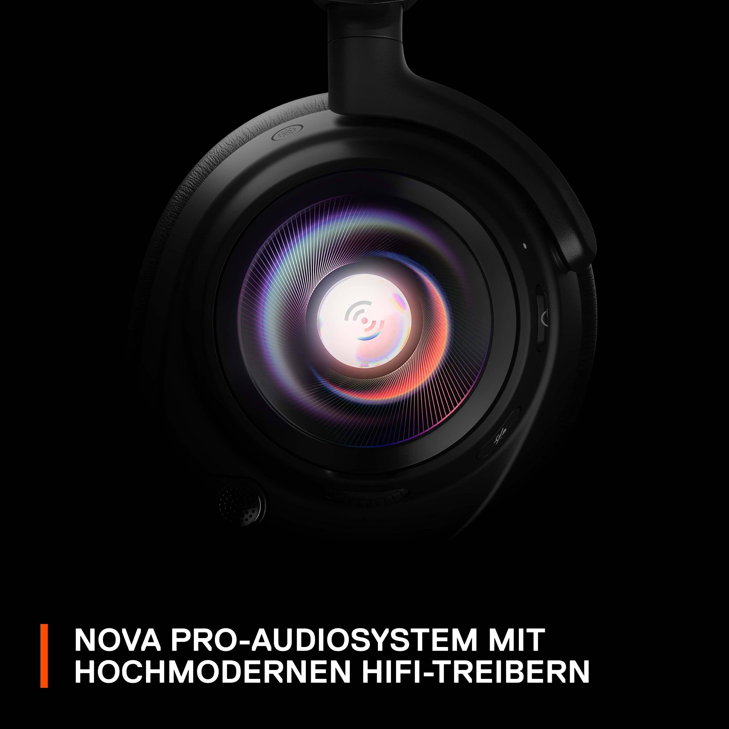 SteelSeries Arctis Nova Pro - Multi-System Gaming-Headset – PC, PS5, PS4, Switch 2 – Hi-Res Audio – 360° Surround-Sound – GameDAC Gen 2 – ClearCast Gen 2-Mikrofon