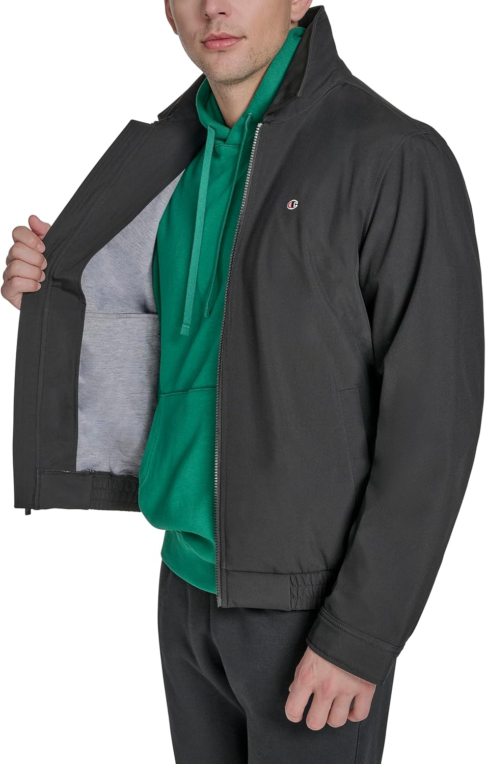 Champion Men's Lightweight Laydown Collar Jacket