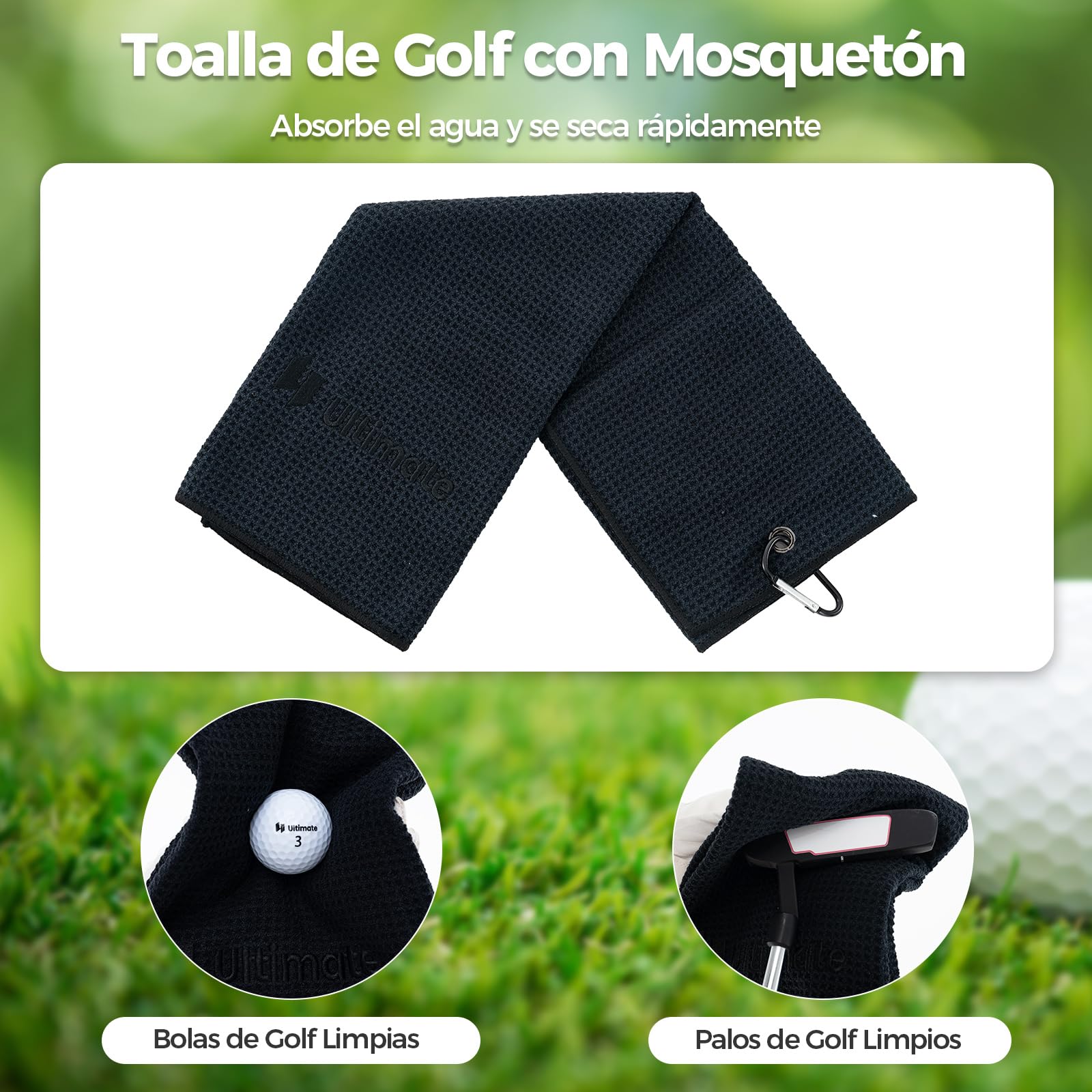 COSTWAY Juego Completo de Accesorios de Golf para Hombres y Mujeres, Pelotas, Tees, Toalla, Cinturón, Sombrero de Golf, Herramienta de División, Marcador de Bolas y Bolsa de Almacenamiento