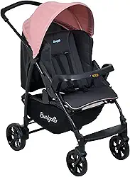 Burigotto Carrinho de Bebê Ecco, Até 15 kg, Rosa