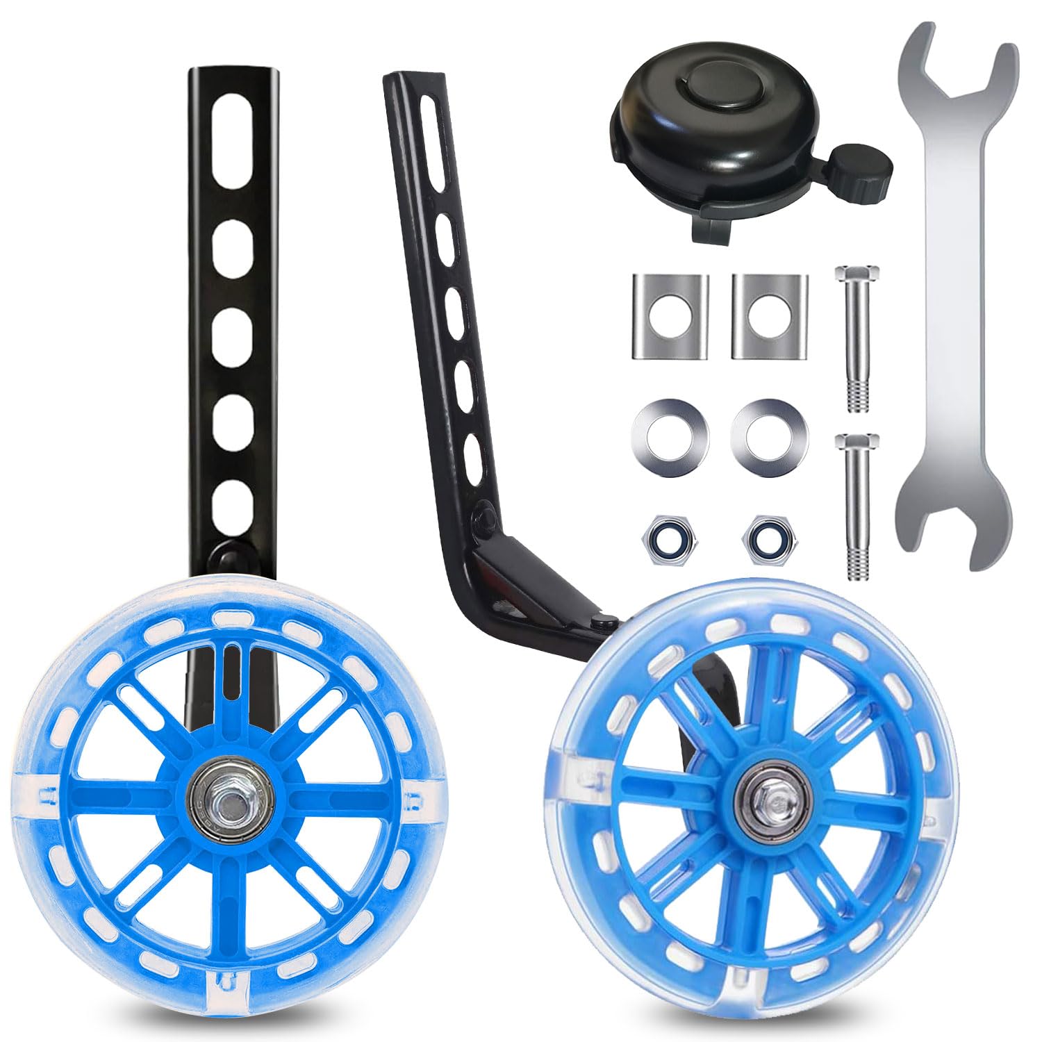 Rotelle Bici Bambino Zerotop Regolabili - Per Bici 12-20 Pollici Con Luci Flash - Foto 4