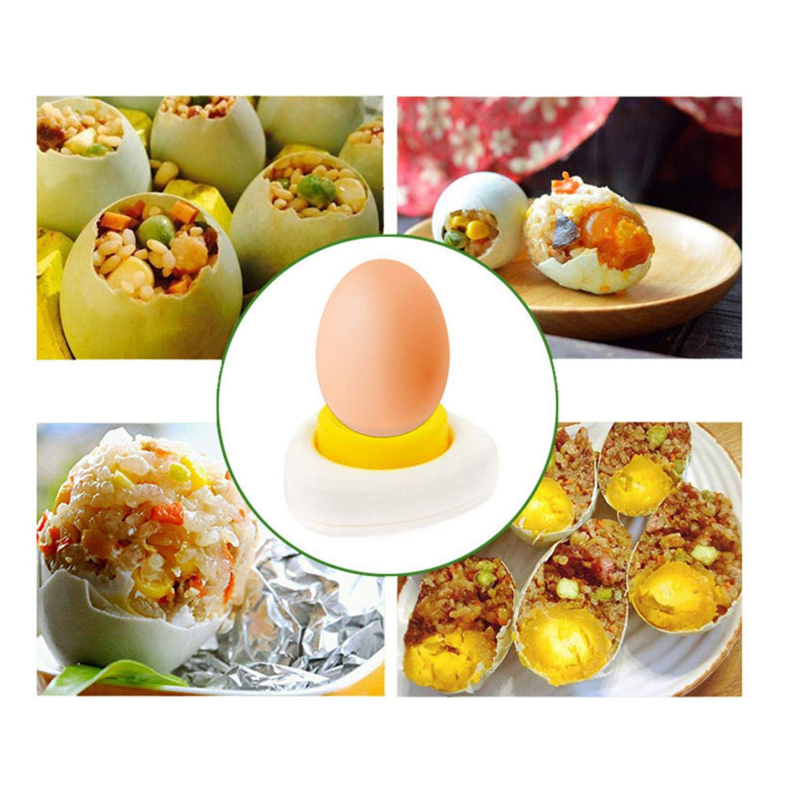 Perforador de huevos, cortador de huevos con separador, 1 agujero, forma de pollito