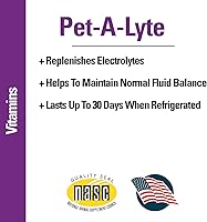 Vista 4 de Vet Classics Pet-A-Lyte Solución oral de electrolitos para perros y gatos – Ayuda a reemplazar los líquidos perdidos por la deshidratación, diarrea