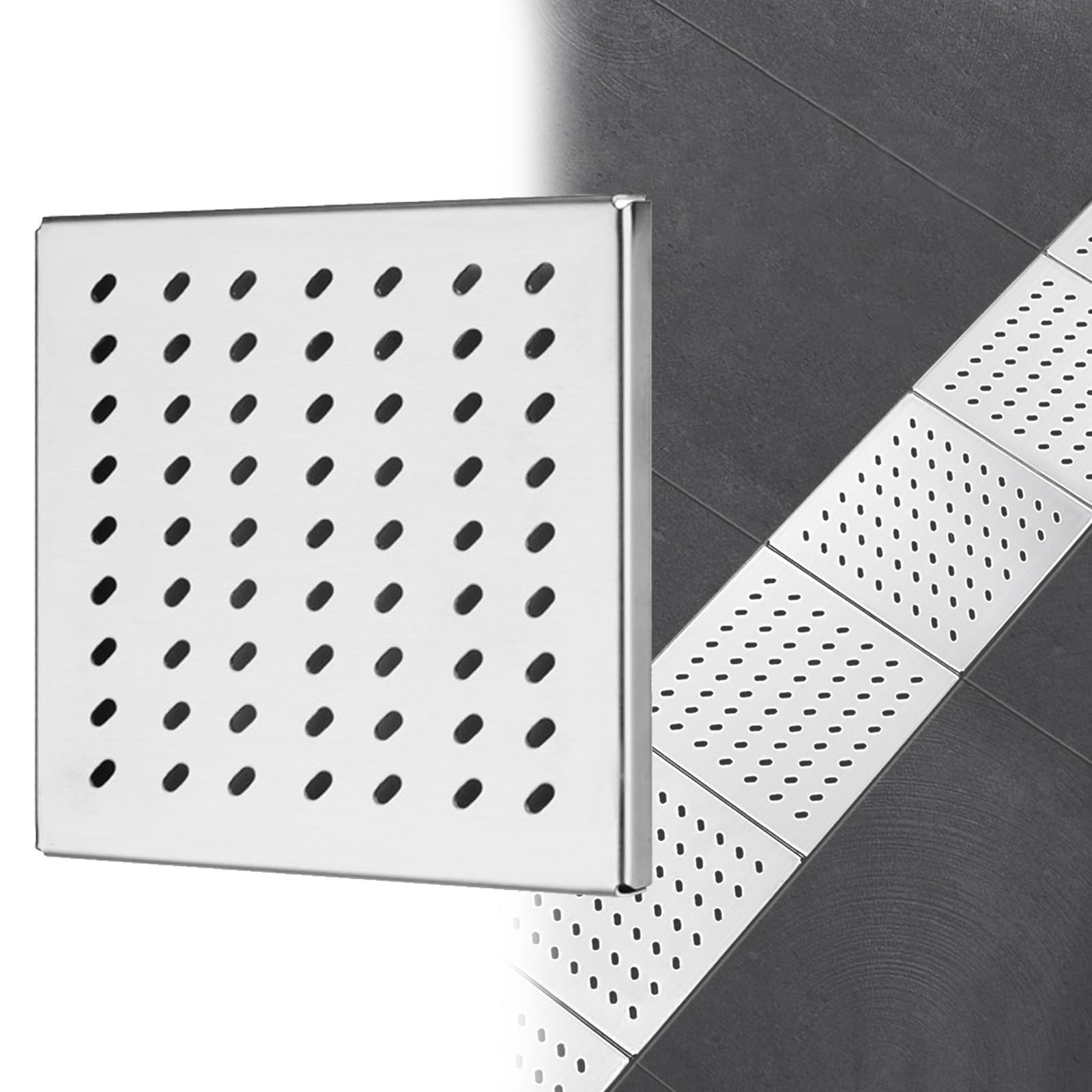 Grille de vidange encastrée pour éliminer l'eau stagnante de la cour et de la cuisine