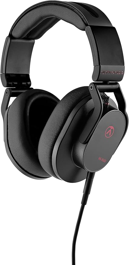 austrian audio hi x60 professional closed back over ear headphones