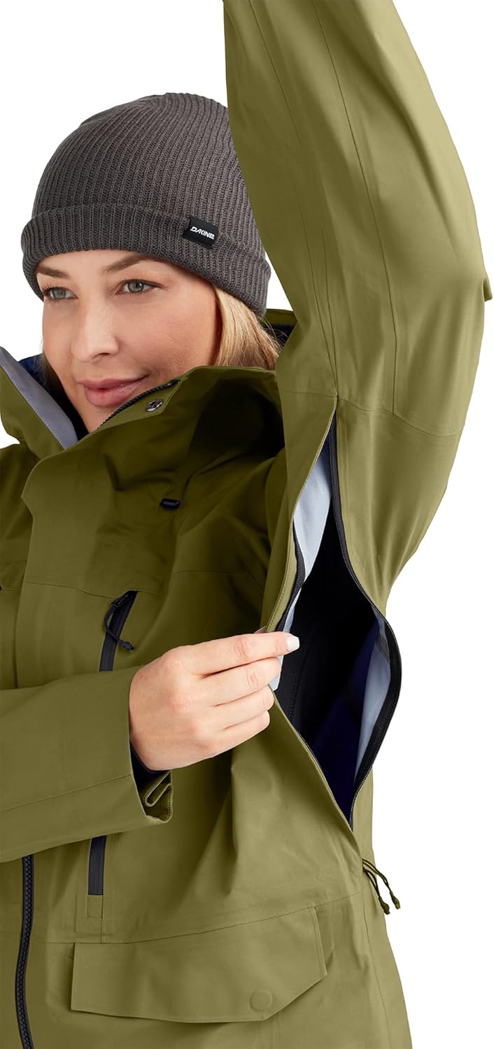 Dakine Women's Sender Gore-Tex 3-Layer Ski/Snowboard Winter Jacket, Earth Green, Large - Image 5