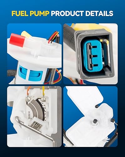 Miniatura 206 de PHILTOP FG0931 Conjunto de bomba de combustible eléctrica compatible con Sequoia 4.6L 2008-2019, Tundra 4.6L 2007-2021, reemplaza SP9010M, E8869M
