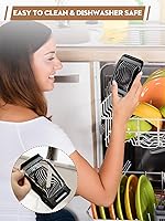 Vista 5 de BIBURY Cortador de huevos, cortador de huevos para huevos duros, cortador de aluminio resistente para huevo, hongos, fresas, frutas suaves, cables