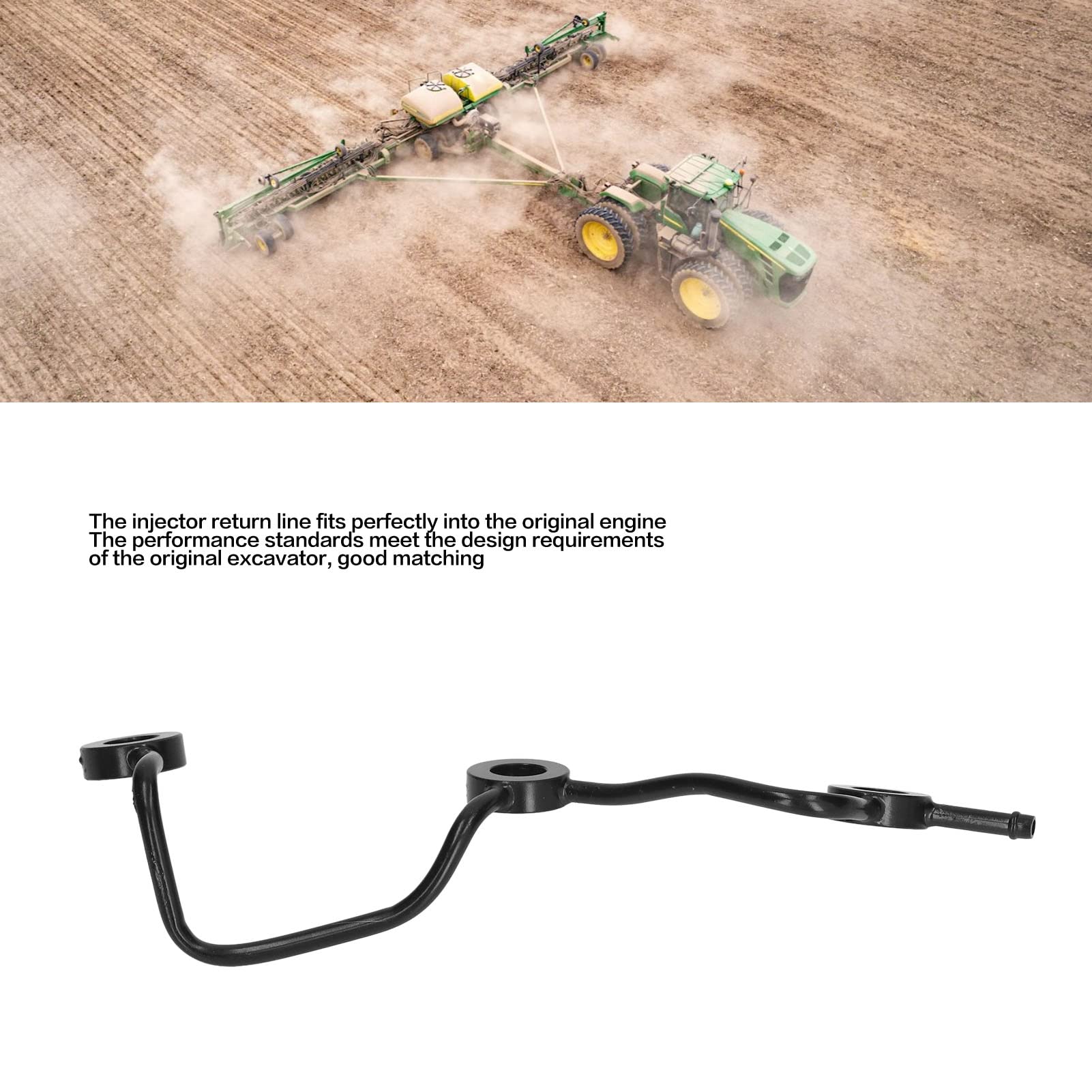 Kraftstoffinjektor Ölrücklaufrohr Edelstahl - Für 3TNV70 & 3TNV76 Motoren