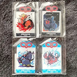 UMAbred お守り アクリルチャーム4点セット
