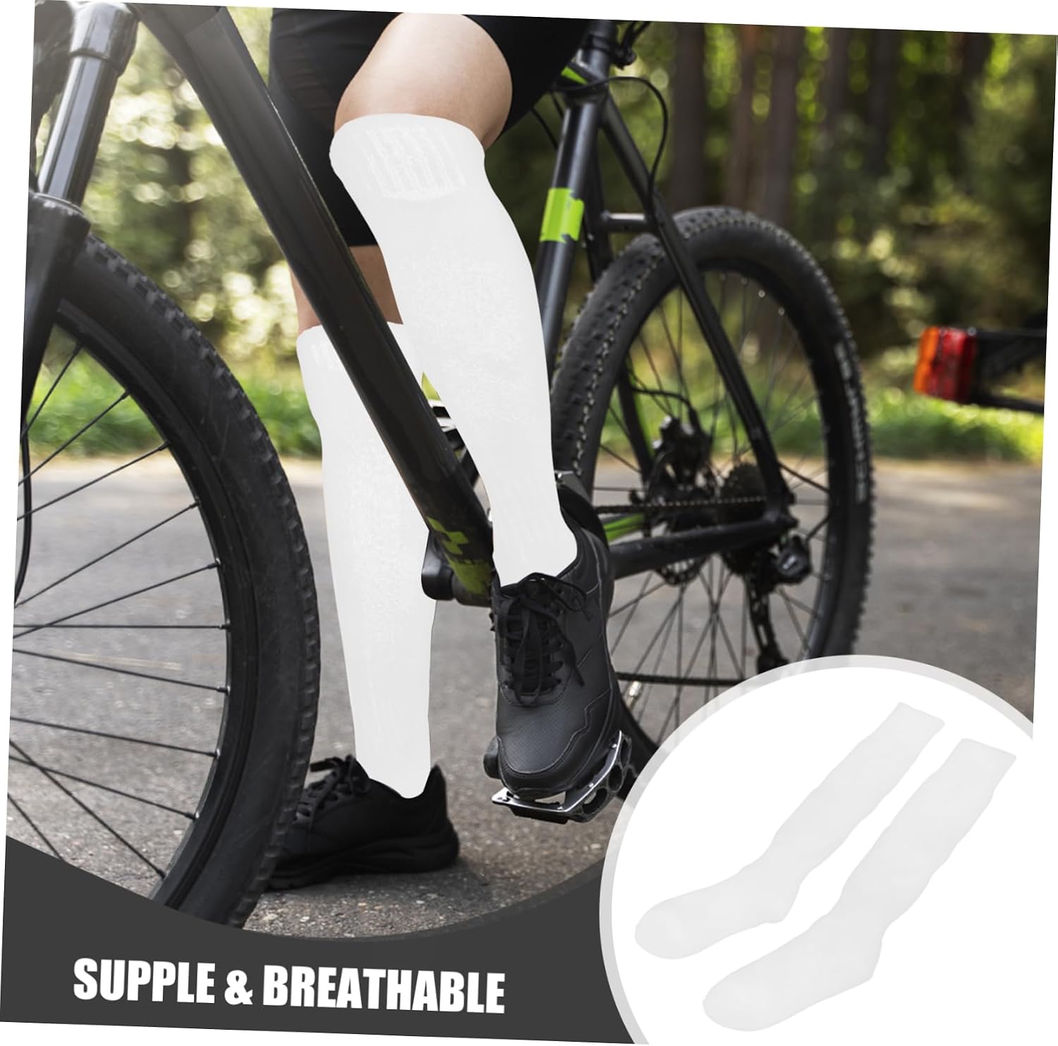 WOONEKY 2 Pairs Football Socks Sports Stocking for Socks for Sports Stockings Sports Tools Soccer Sock