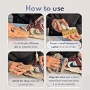 CARE ELEMENTOS Shoe Cleaning Kit with Foaming Shoe Cleaner Medium Bristle Cleaning Brush & Microfiber Towel for All Types of Footwear gallery image