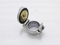 Vista 2 de Royal Crusaders Monza - Tapa de depósito de combustible/gasolina de 2.5 pulgadas (tipo plegable) con cuello de relleno de acero