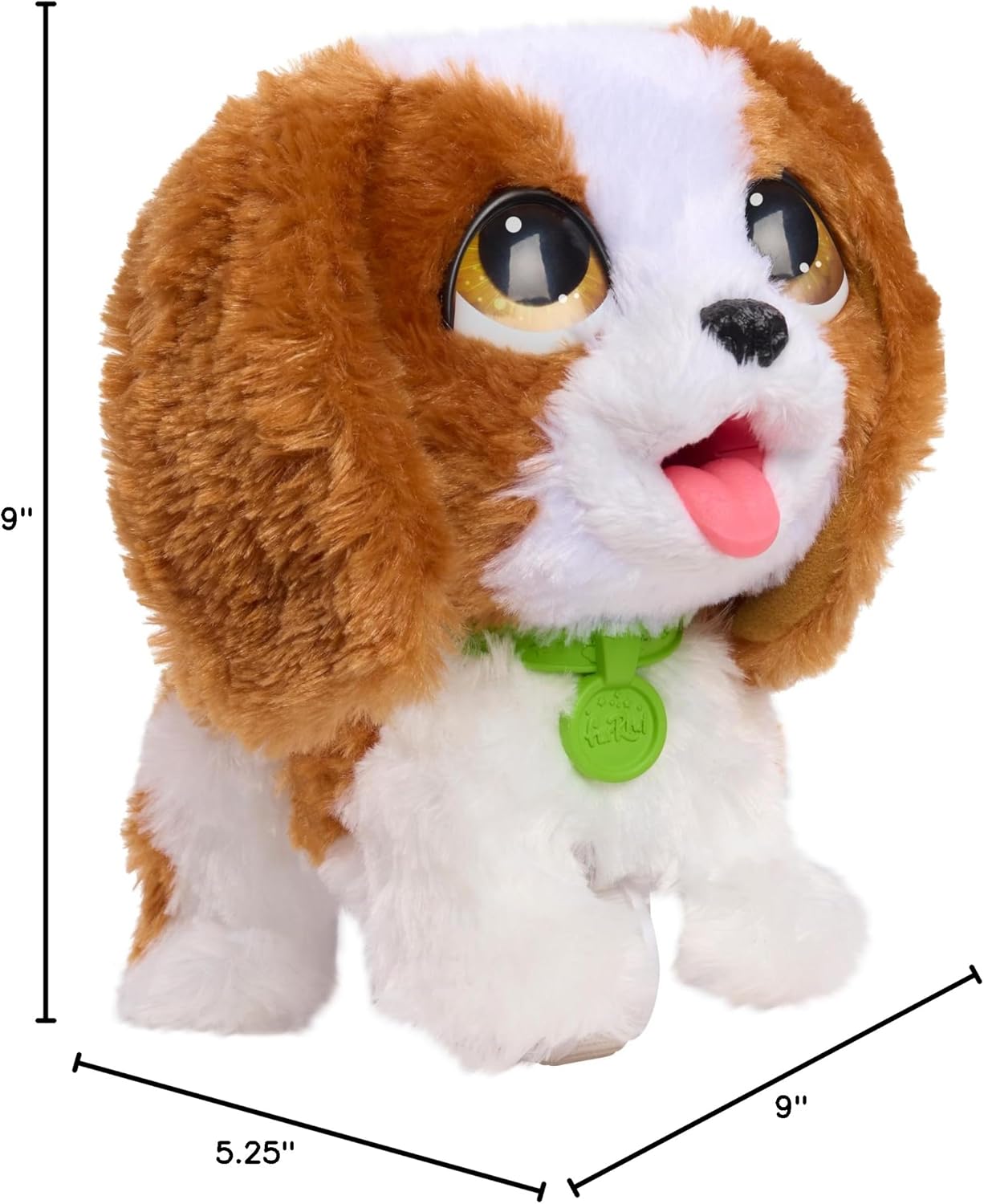 furReal Poop-a-Lots Cavalier King Charles Spaniel, Interactive Toy, for Boys and Girls, Ages 4 and Up, Kids Toys for Ages 4 Up by Just Play