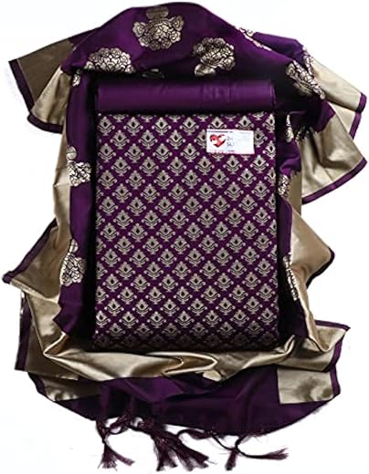Sun Fashion And Lifestyle woven dress material for women (Jacquard 1; Free Size)