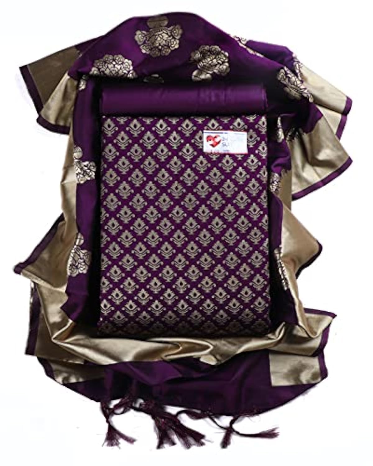 Sun Fashion And Lifestylewoven dress material for women (Jacquard 1; Free Size)