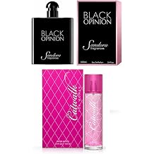 Sandora Fragrances Women's Perfume 2-Pack Eau de Parfum Two Full-Size 100 ml Bottles Rich Warm Feminine + Playful Sweet Feminine Fragrance