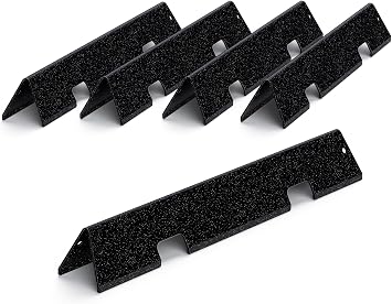 WEMEIKIT 67046 7636 Flavorizer Bars for Weber GS4 Spirit 2 Grill Parts, Replacement for Weber GS4 Spirit II & I 300, E/S-310 320 Parts, 16 GA Porcelain-enameled, Weber GS4 Grill Flame Guards 15.3