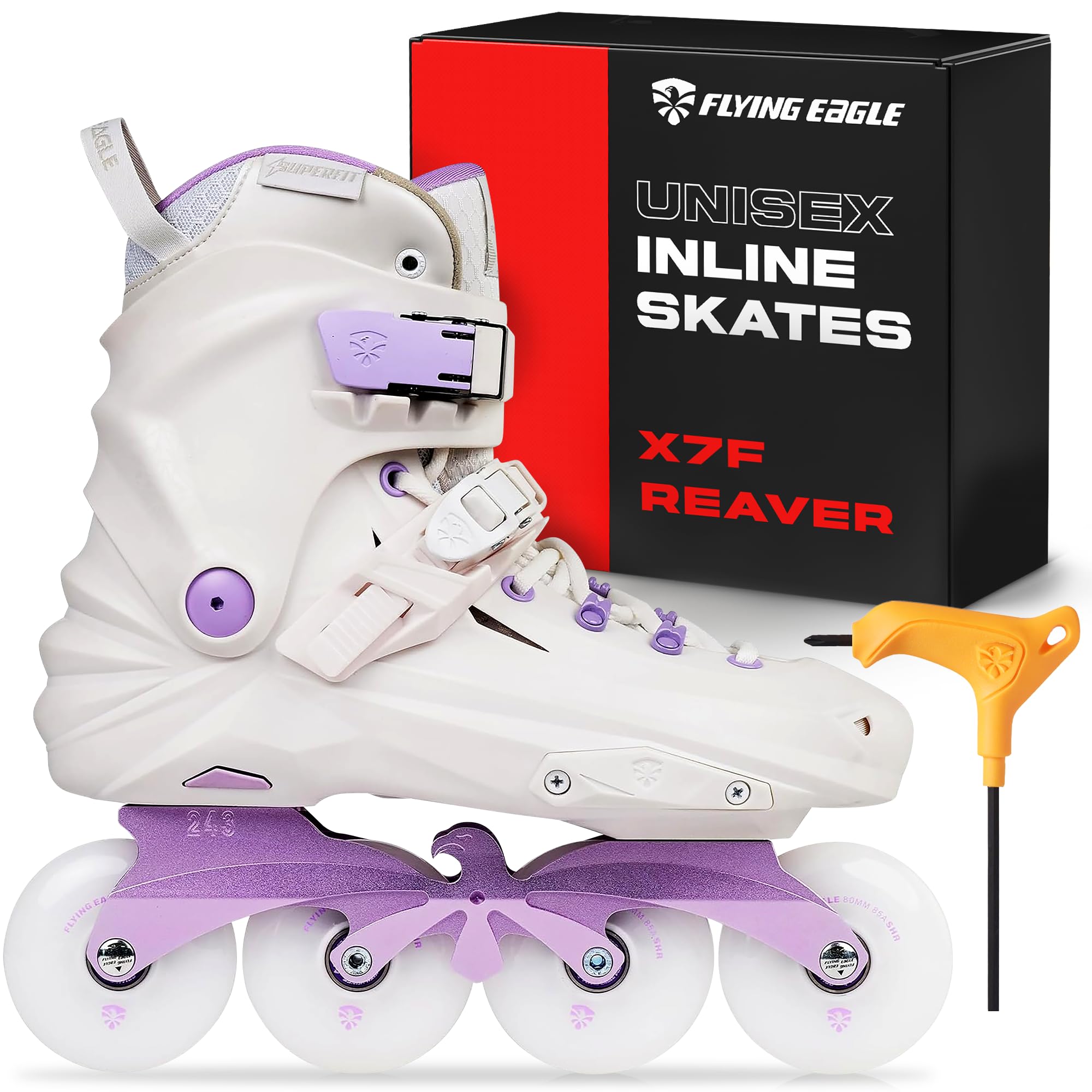Flying Eagle X7F Reaver Freeskate (White, 37)