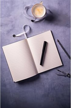 Smyth Classic Esnek Kapak Çizgili Defter, 14.8x21 cm -Gri