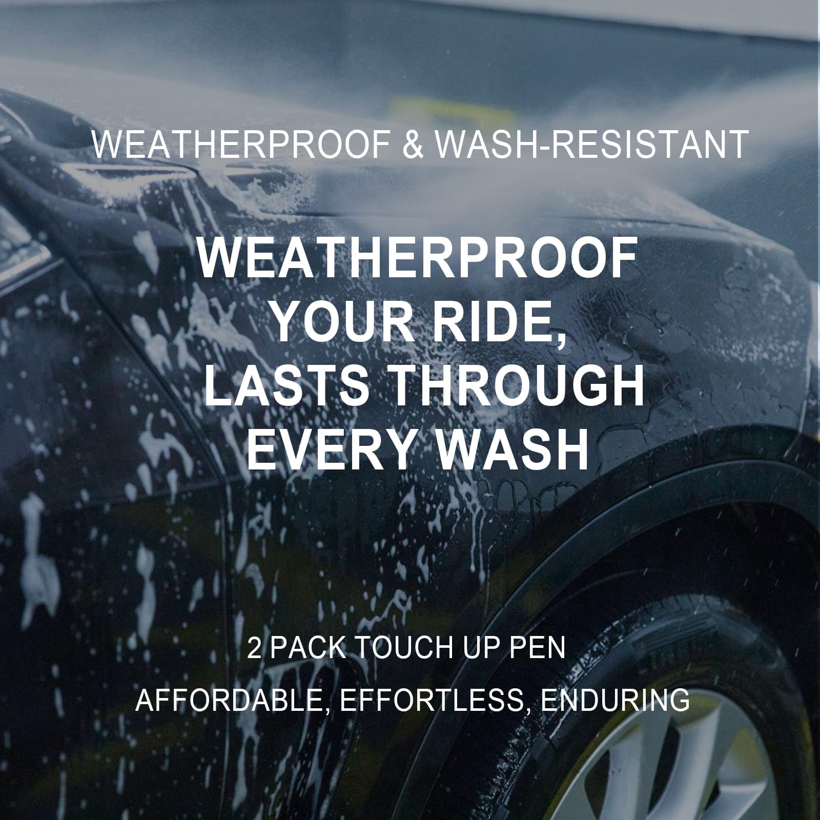 2 Stück All Cars Magic Pen, Car Scratch Repair Pens, Magic Car Scratch Removal Pen, Quick Solution for Scratches and Colour Damage, Weatherproof Paint Pens