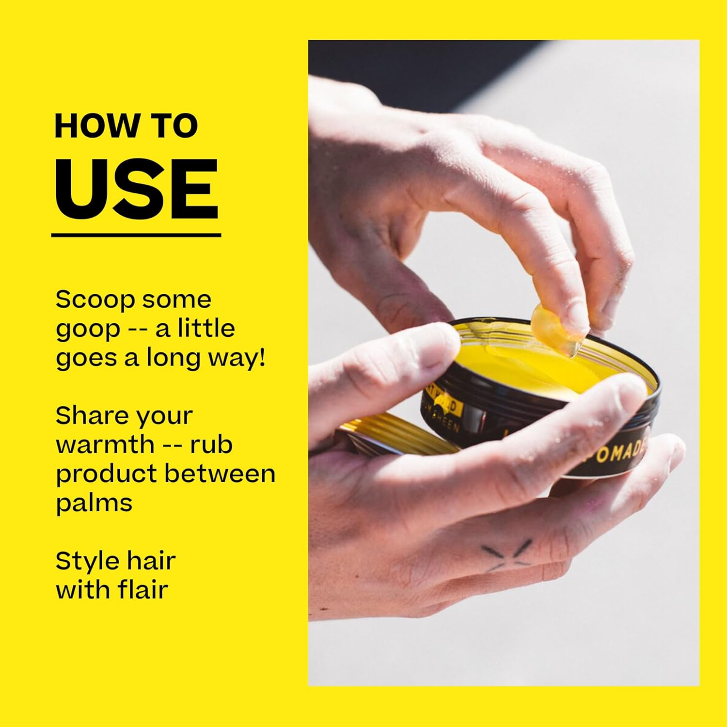 BYRD Hairdo Products Slick Pomade 2-Pack - Flexible Hold, Medium Sheen, Add Slick Style to All Hair Types, 3.35 Oz Each (Two Pack)