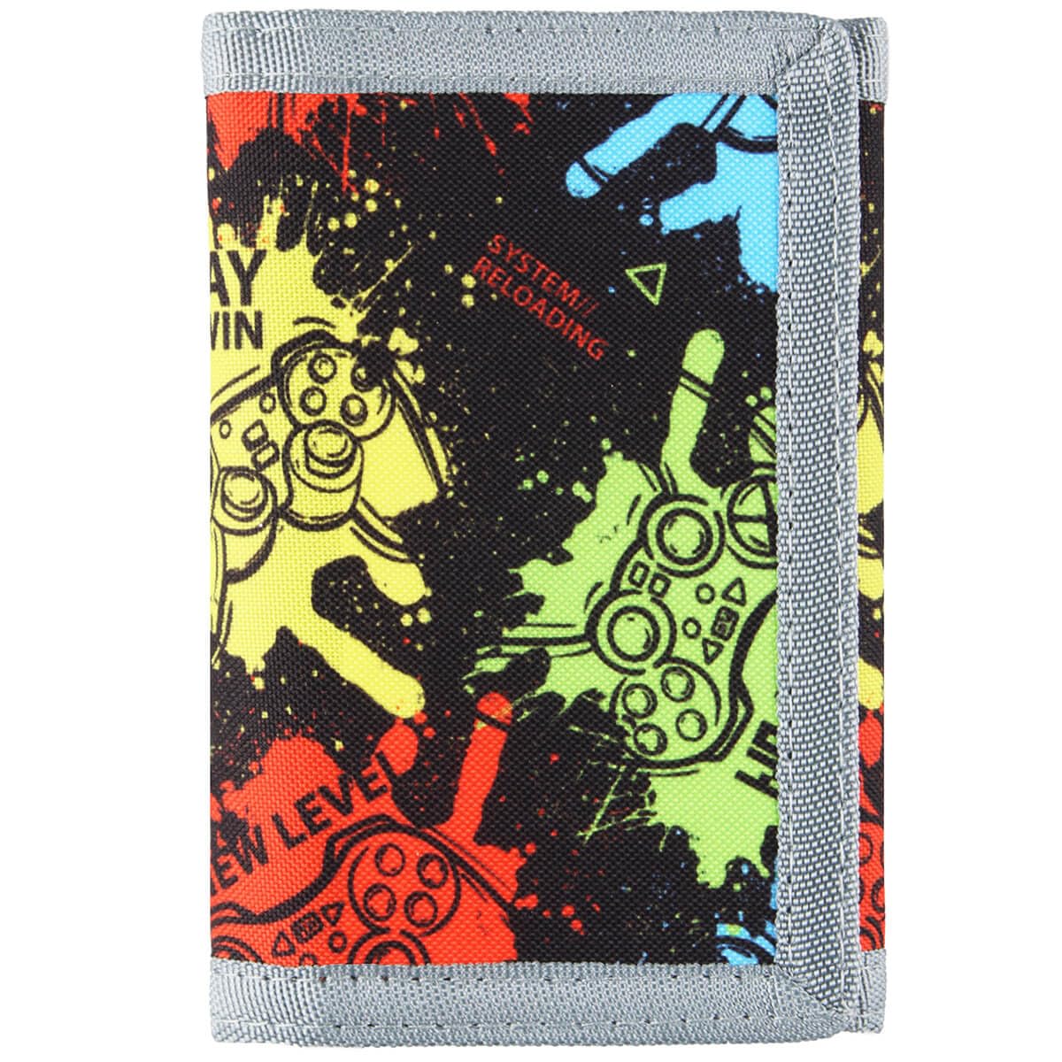 Kids Wallet for Boys Ages 4-12, Gamer Wallet with Coin Pocket, Novelty Gift for Christmas/Birthday