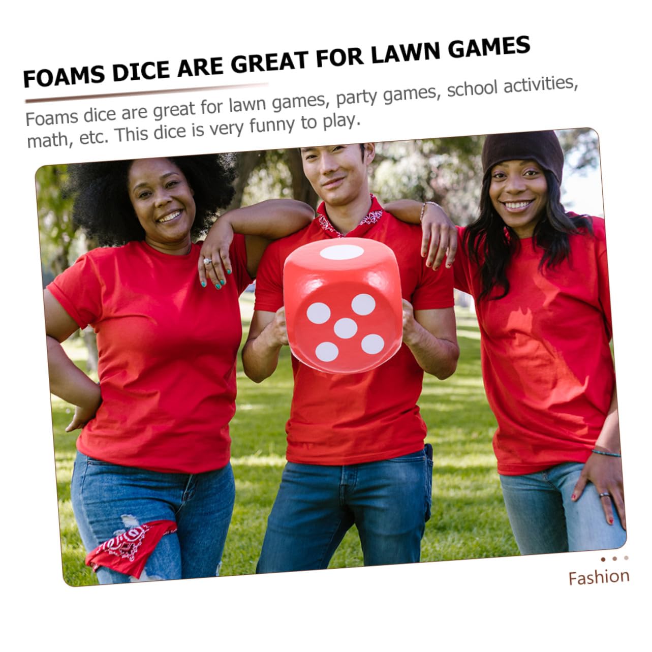 Dados Gigantes de Espuma para Juegos y Enseñanza, Accesorio Seguro y Creativo Bordes Redondeados, Adecuado para Actividades al Aire Libre y Aula