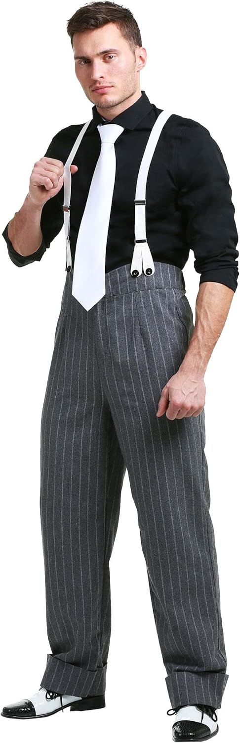 Men's Underboss Gangster Costume 1920s Gangster Costume