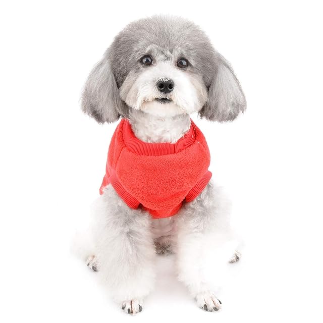 Foto 7 de 8 de ZUNEA Jerséis para Perros Pequeños Ropa Invierno Cálido Abrigo Chaqueta Forro Polar Cachorros Suéter Suave…