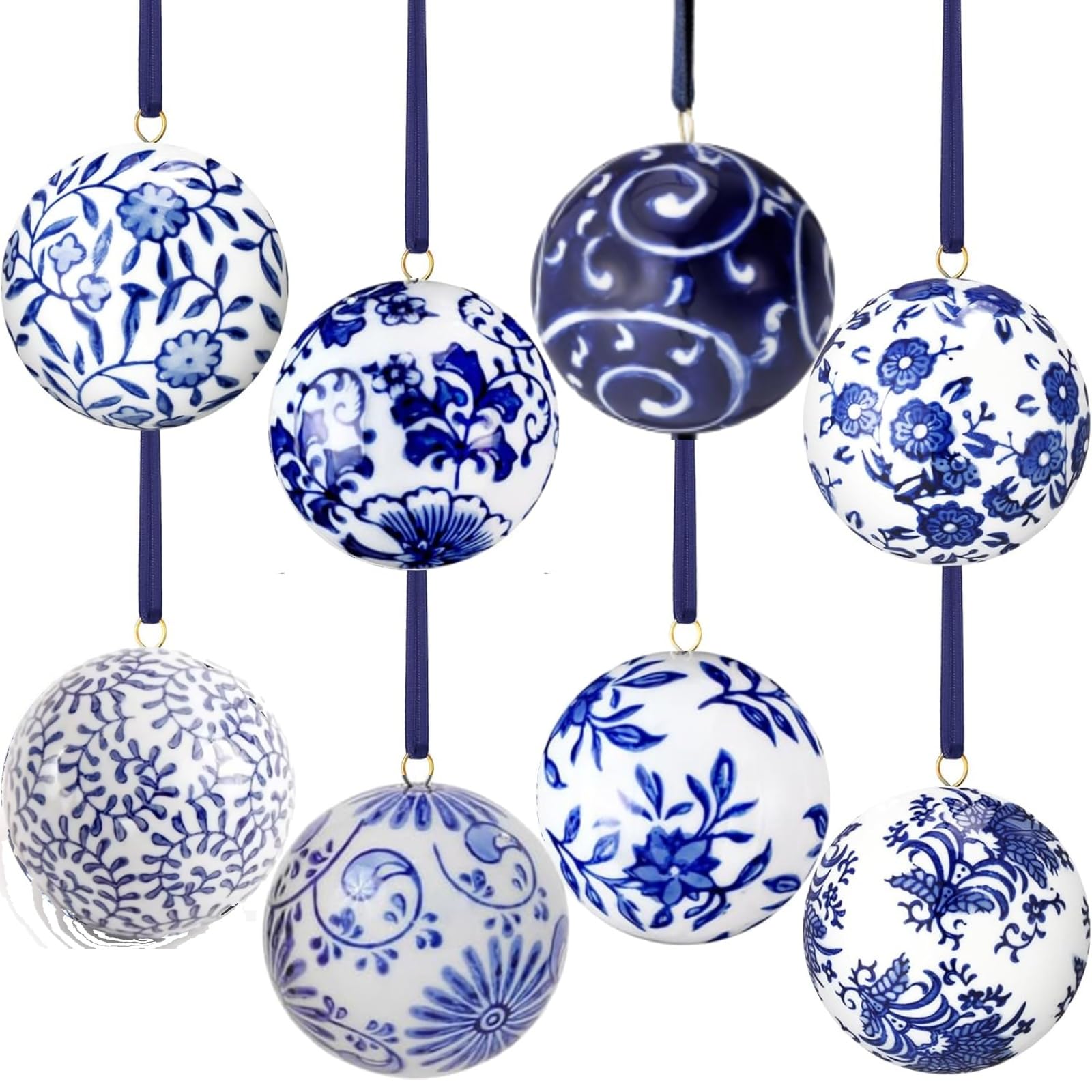 Boules de Noël de 6 cm bleues pour une décoration de salon élégante en famille