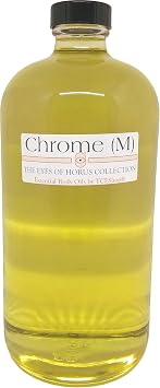 Chrome - Type LA For Men Scented Body Oil Fragrance [Regular Cap - Light Gold - 32 oz.] - ID#23619