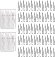 Vista 1 de HARFINGTON 100 cuchillas de repuesto para cuchillos Exacto #11, cuchillas de repuesto de precisión Exacto, cuchillas de repuesto para bricolaje