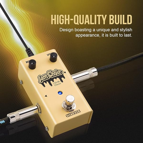 Pedale effetto Chorus – Stile Crystal Bucket-Brigade, True Bypass, Ampia gamma tonale dal classico al profondo, Design compatto JAM CHOIR (Chorus) - 5