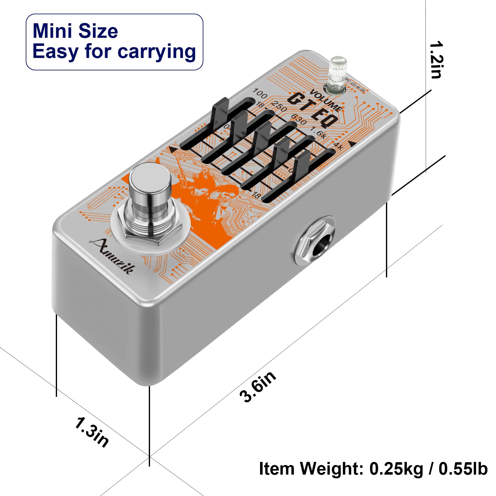 Amazon.com: Guitar Graphic Equalizer Module EQ Pedal Equalizer