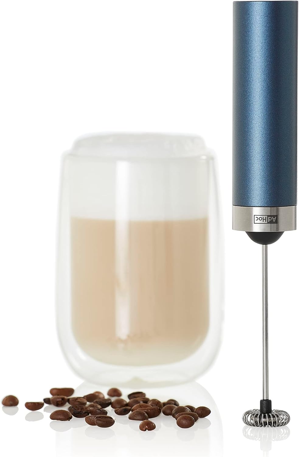 AdHoc Rapid.3 Battery-Operated Milk and Sauce Frother in Various Colours Stainless Steel / Plastic