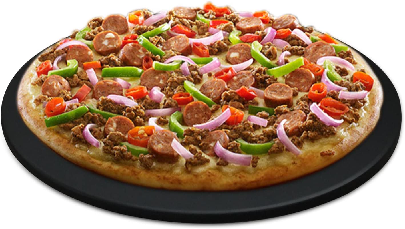 Pizza Stone Bread Baking Stone 13 Inch, Round Pizza Plate, Thermal Shock Resistant