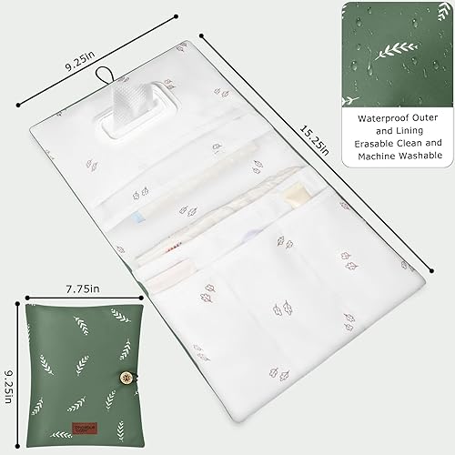 Miniatura 7 de Organizador plegable para pañales para bebé, bolsa de pañales pequeña impermeable de viaje, bolsas organizadoras para cochecito, regalo esencial
