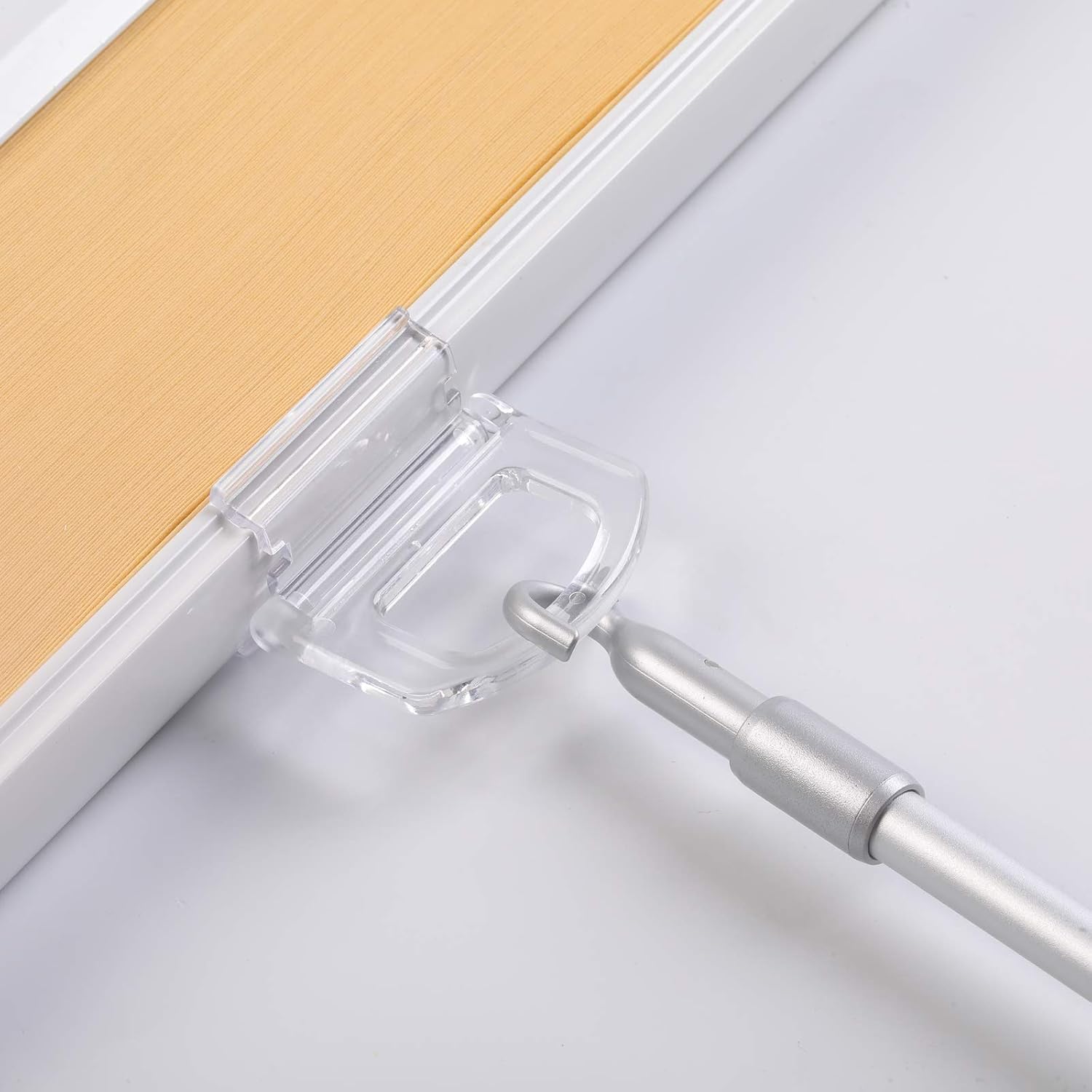 MiLin Draw Rod for Cordless Blinds for Window Shades, Adjustable Telescopic 13in to 24in, Universal Telescoping Drapery Pull Rod Curtain Wand (13-24 Inch, 2PCS)