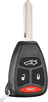 Key Fob Replacement Fits for Chrysler 300 Magnum 2005 2006 2007 Aspen 2005-2009 Charger 2006-2007 Durango 2006-2009 Jeep Commander 2006-2007 Grand Cherokee 2005-2007 Car Keyless Entry Remote KOBDT04A