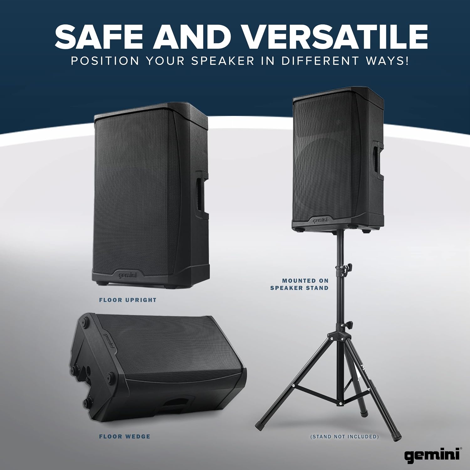 Gemini Sound GD-115BT 1000 Watt 15 Inch 