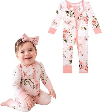 Posh Peanut Convertible Baby Sleepers - Footless Baby Pajamas with 2 Way Zipper for Easy Diaper Changes
