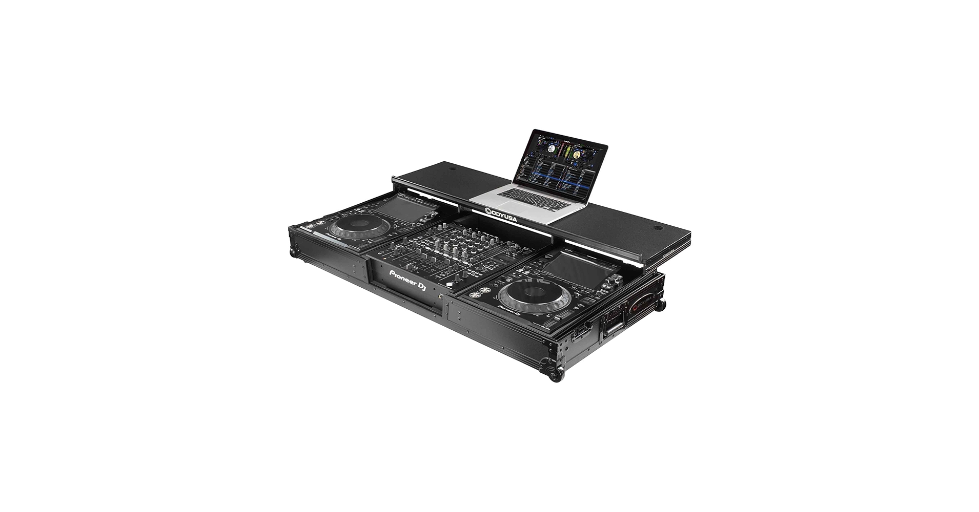 Odyssey FZGSDJMA9CDJWBL DJ Coffin Case with Wheels for