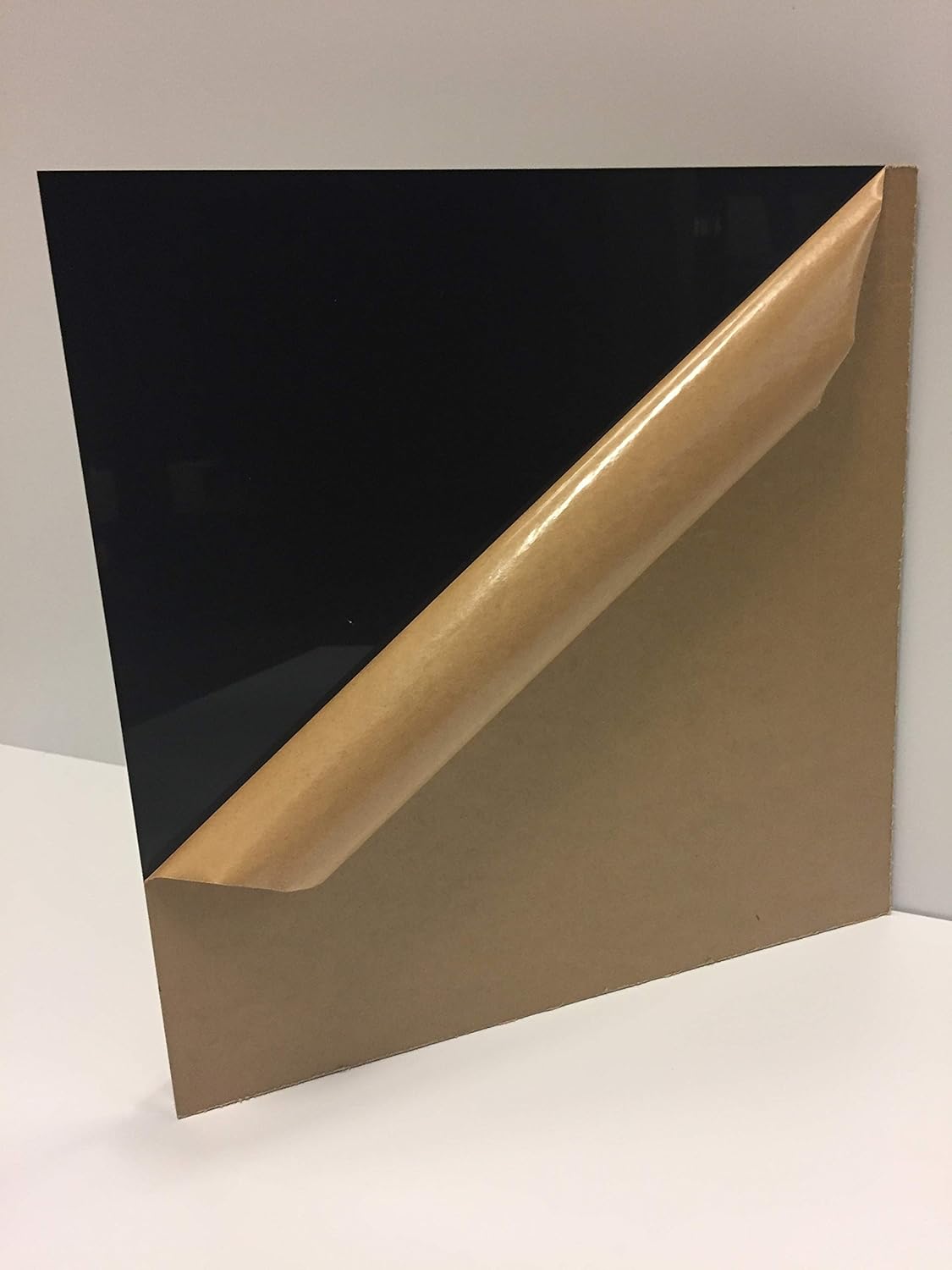 Sibe-R-Plastics Supply 0.236" (1/4") 6mm Thick Black Opaque Acrylic Plexiglass Sheet [Pick Your Size] (24" x 48")