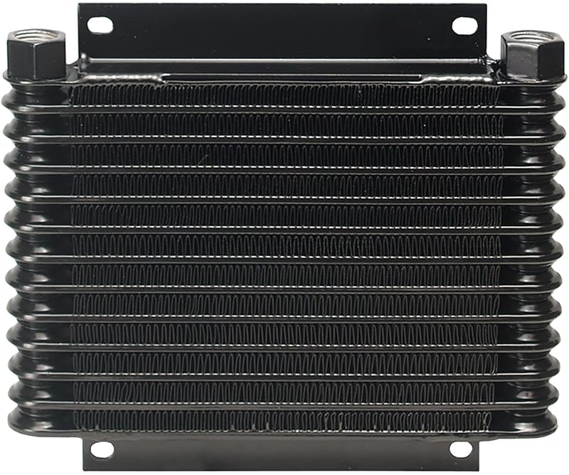 Resfriador de óleo da transmissão Derale 13613 Série 9000 em placas e aletas – Kit