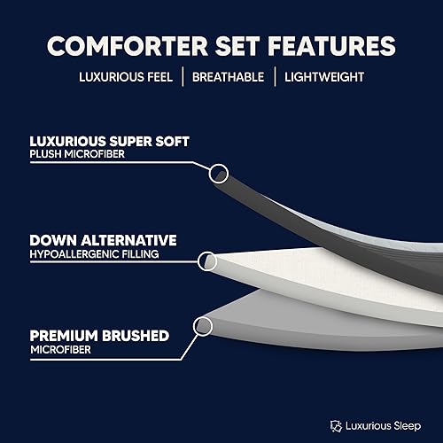 Miniatura 5 de Chic Home Ava - Juego de edredón de 8 piezas con bloques de color, estampado floral, con costuras plisadas, diseño de ropa de cama en una bolsa,