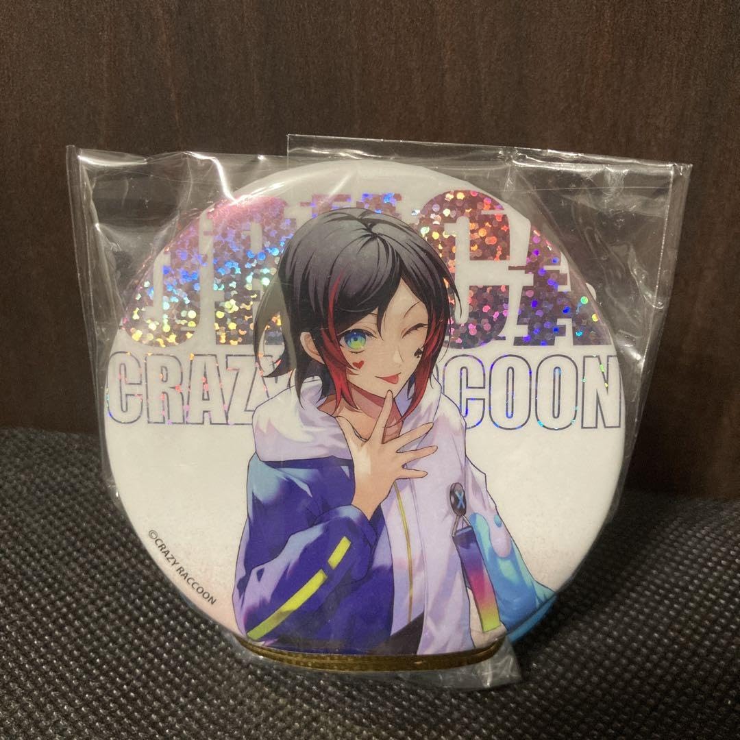 Amazon.co.jp: うるか 缶バッジ crazy raccoon GIGO : おもちゃ