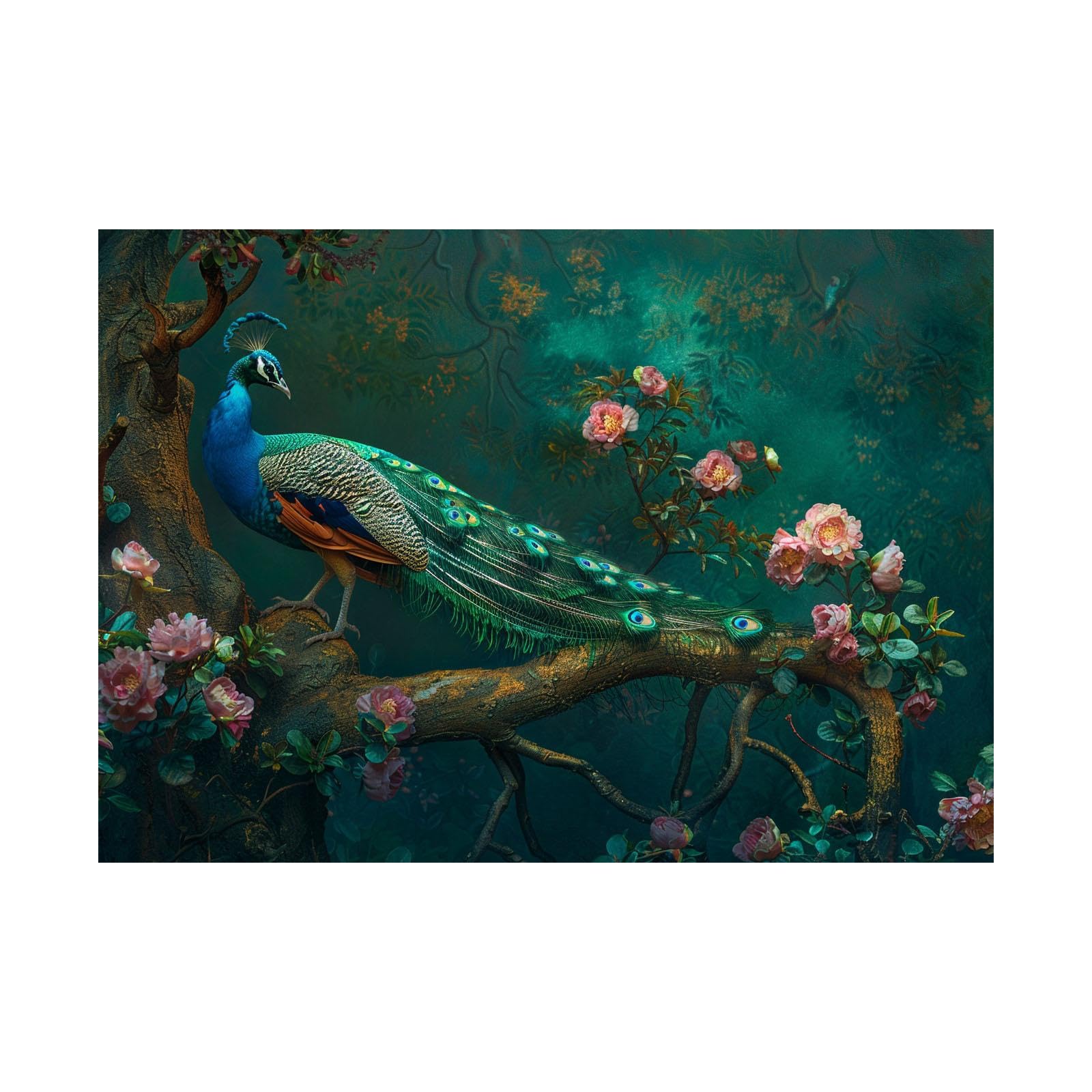 Impression toile animaux grand format sans cadre WODJEM - 7